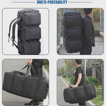 100L Grote Reistas Backpack - Waterbestendig & Duurzaam voor, Verzenden, Nieuw