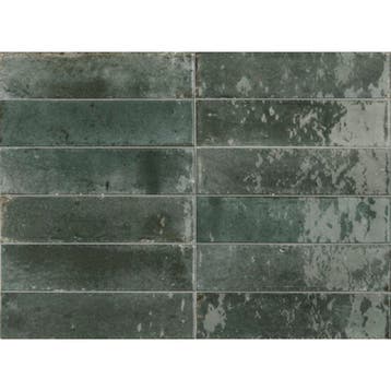 Wandtegel Ragno Look Avio 6x24 cm Glans Groen (doosinhoud, Ophalen of Verzenden, Nieuw