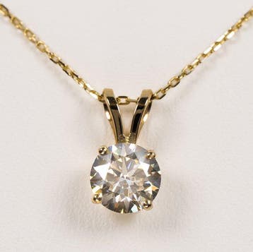 Zonder minimumprijs - Ketting met hanger - 14 karaat Geel, Sieraden, Tassen en Uiterlijk, Antieke sieraden