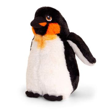 Keel Toys keizerspinguin knuffel - pluche - wit/zwart - 20, Verzenden, Nieuw