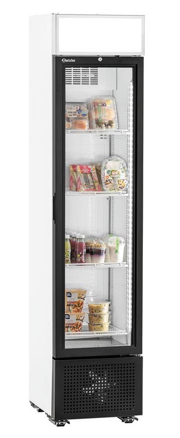 Bartscher Koelkast | Smal Model | 232L | Zwart | +1°C/+9°C |, Ophalen of Verzenden, Nieuw