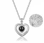 Fako Bijoux - Ketting Hartje - I Love You In 100 Talen - Ik, Verzenden, Nieuw