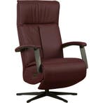Rood leren relaxfauteuil, Ophalen of Verzenden, Nieuw, Leer