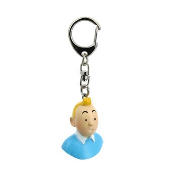 Kuifje PVC Sleutelhanger Borstbeeld, Ophalen of Verzenden, Nieuw