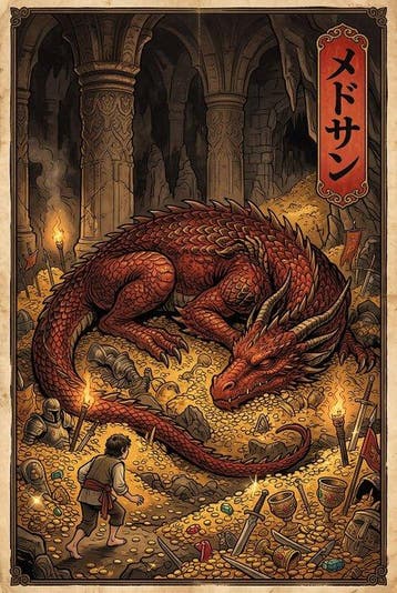 MEDSAN - The Dragons Hoard () - UNIQUE WORK