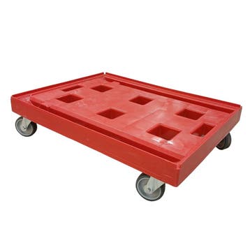 Dolly 810x610x195 mm, rood, gebruikt, Ophalen of Verzenden, Overige typen, Emtrade NL