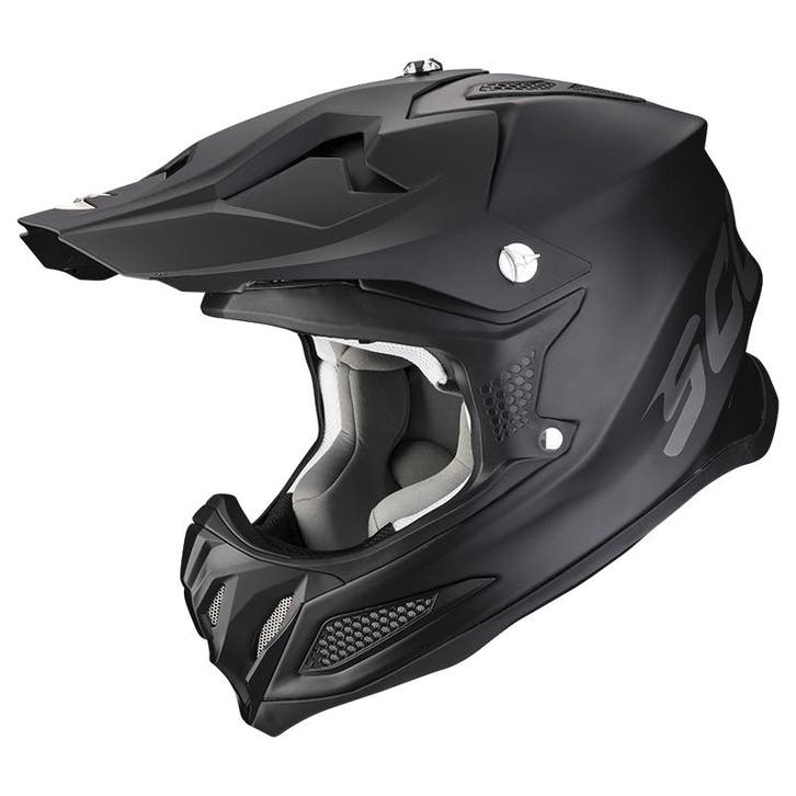 Scorpion VX-22 Air Mat Zwart Crosshelm, Motoren, Kleding | Motorhelmen, Heren, Nieuw met kaartje, Overige merken, Offroadhelm