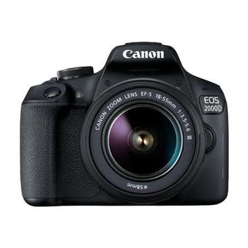 Canon 2000D + 18-55mm III - Nieuw!, Spiegelreflex, Canon, Ophalen of Verzenden, Minder dan 4 keer