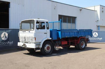 Veiling: Vrachtwagen Kipper Renault G-170 Diesel 150pk 1986, Renault, Wit, BTW verrekenbaar, Handgeschakeld