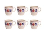Boerenbont Senseo Mok Pompei - set 6 stuks (Huishouden), Verzenden, Nieuw