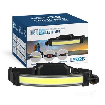 LED Hoofdlamp H-MPR met voor- en achterlicht | 6000K en r..., Ophalen of Verzenden, Nieuw