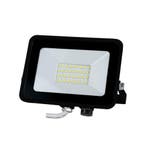 LED bouwlamp - Zwart - 30W - 2400 lumen - Met beugel, Tuin en Terras, Verzenden, Minder dan 50 watt, Wandlamp, Netvoeding