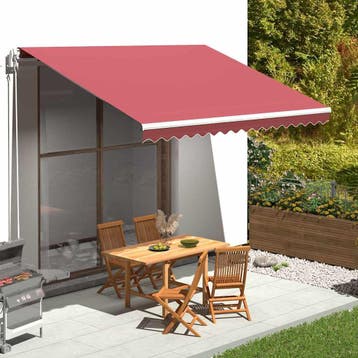 vidaXL Vervangingsdoek voor luifel 400x350 cm polyester, Verzenden, Nieuw