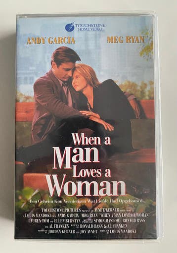 WHEN A MAN LOVES A WOMAN (IN SEAL) (VHS), Verzenden, Gebruikt
