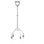 Moretti vierpoot wandelstok met gesloten handgreep, Verzenden, Nieuw