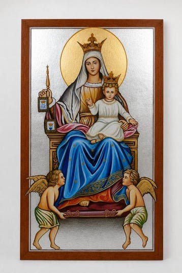 M. Palumbo (XX) - Madonna del Monte Carmelo con Gesù Bambino
