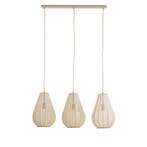 Light & Living Itela hanglamp 3L - zand - OUTLET B, Huis en Inrichting, Ophalen of Verzenden, Nieuw