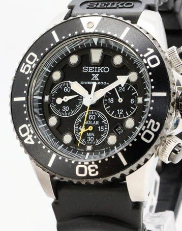 Seiko - Prospex Solar Chronograph Diver - V175-0AD0 - Heren