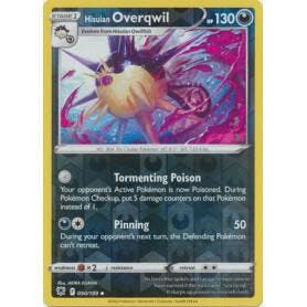 Hisuian Overqwil 090/189 Reverse Holo  Astral Radiance, Ophalen of Verzenden, Nieuw, Losse kaart, Foil