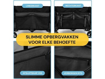 Mr. Fold XXL Bolderkar - opvouwbaar - 400L - 300KG -, Verzenden, Nieuw