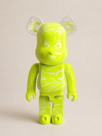 MEDICOM TOY - BE@RBRICK 1000% x MSGM Green Bearbrick, Antiek en Kunst, Kunst | Designobjecten