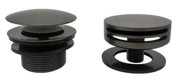 Wiesbaden knop/plug gunmetal rond, Ophalen of Verzenden, Nieuw