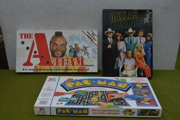 Bordspel - 3 vintage bordspellen jaren 80, Antiek en Kunst