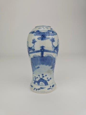 Vaas - Porselein - China - Qing Dynastie (1644-1911) -, Antiek en Kunst