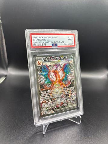 Pokémon - 1 Graded card - Charizard ex 223 Full art - PSA 9, Nieuw