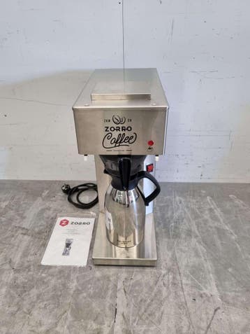 RVS Zorro Koffiemachine Koffieautomaat 230V Horeca, Ophalen of Verzenden, Nieuw zonder verpakking