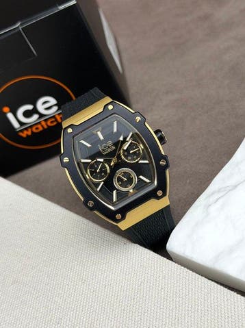 Ice-Watch - Boliday Black/Gold Day/Date - Zonder, Nieuw