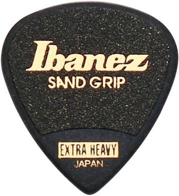 Ibanez PPA16XSGBK Sand Grip Teardrop plectrum XHeavy 1.20 mm, Ophalen of Verzenden, Nieuw, Elektrische gitaar