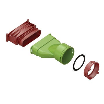 Ubbink Air Excellent Verloop AE45sc-AE48c set, Ophalen of Verzenden, Nieuw