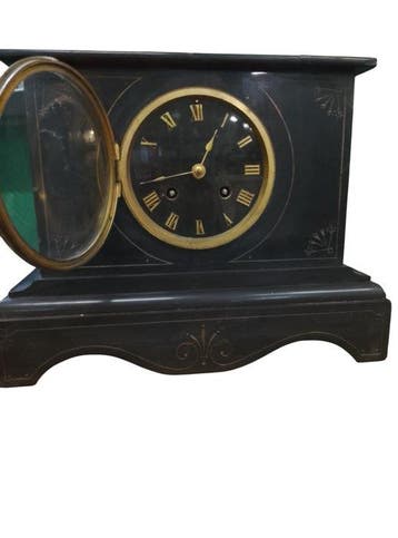 Pendule - Marmer, Messing - 1850-1900 - Japy Frères Napoléon, Antiek en Kunst