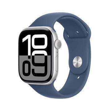 Apple Watch Series 10 46mm Zilver Zilver met GARANTIE & v..., Sieraden, Tassen en Uiterlijk, Smartwatches, Ophalen of Verzenden