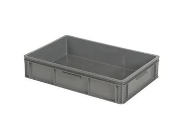 Stapelbak Euronorm - 600 x 400 x H 125 mm (versterkte bodem), Ophalen of Verzenden, Nieuw