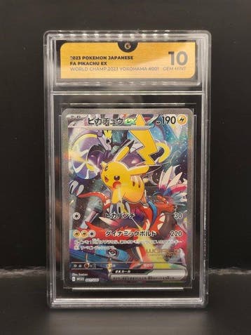 Pokémon - 1 Graded card - Pikachu Full art, Foil, Event, Hobby en Vrije tijd, Verzamelkaartspellen | Pokémon, Nieuw