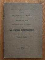Thiounn / Marchal - Les Danses Cambodgiennes [Tirage à 500