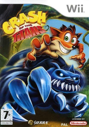 Wii Crash of the Titans, Spelcomputers en Games, Verzenden, Zo goed als nieuw