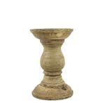 kandelaar rond mango hout 15cm, Verzenden, Nieuw