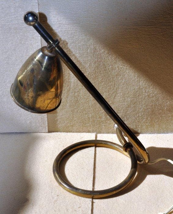 Tafellamp - Messing - 70, Antiek en Kunst, Antiek | Lampen