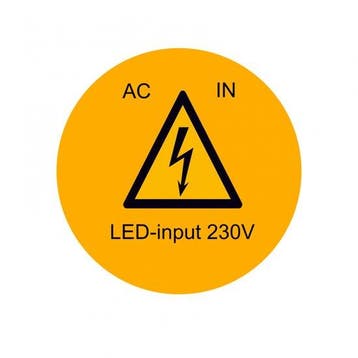 ETIKETTEN | LED-INPUT | 230V, Nieuw