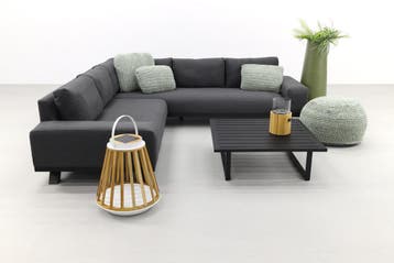 VDG Barcelona Sunbrella loungeset - Sooty, Verzenden, Nieuw, Overige materialen, Loungeset