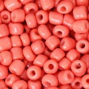 20 gram Glaskralen Rocailles 6/0 (4mm) Canyon sunset pink, Ophalen of Verzenden, Nieuw, Kraal