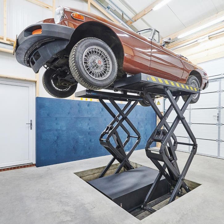 Datona Auto schaarhefbrug - 400V - Datona - Zwart, Auto diversen, Auto-accessoires, Nieuw, Ophalen of Verzenden