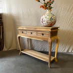 Sidetable - wandtafel - teakhout - vanaf € 99,-  TTM Wonen, Teakhout, Nieuw, Ophalen of Verzenden, Landelijk