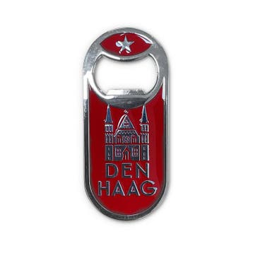 Magneet opener Den Haag rood, Ophalen of Verzenden, Nieuw