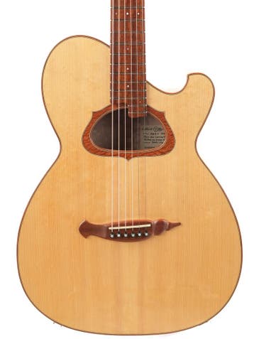 Andy Manson Bluebird 2021 (Instrument,Acoustic Guitars,OM), Ophalen of Verzenden, Zo goed als nieuw, Western- of Steelstringgitaar