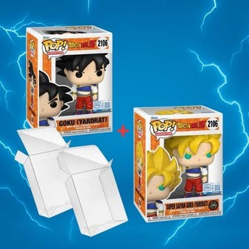 2x Bundle Set: Funko Pop DBZ  Goku Special Edition, Verzamelen, Poppetjes en Figuurtjes, Verzenden, Nieuw