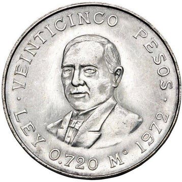Mexico. 25 Pesos 1972 - NGC MS63